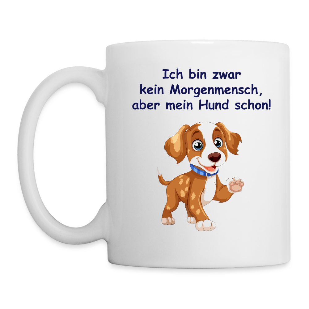 Die süße Guten - Morgen - Hunde - Tasse - Weiß