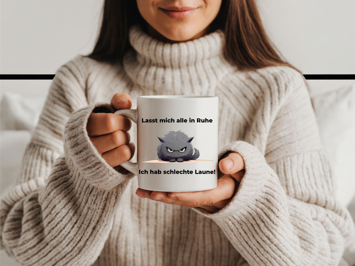 Die schlechte Laune Katzen-Tasse - Bella und Stella Haustierbedarf
