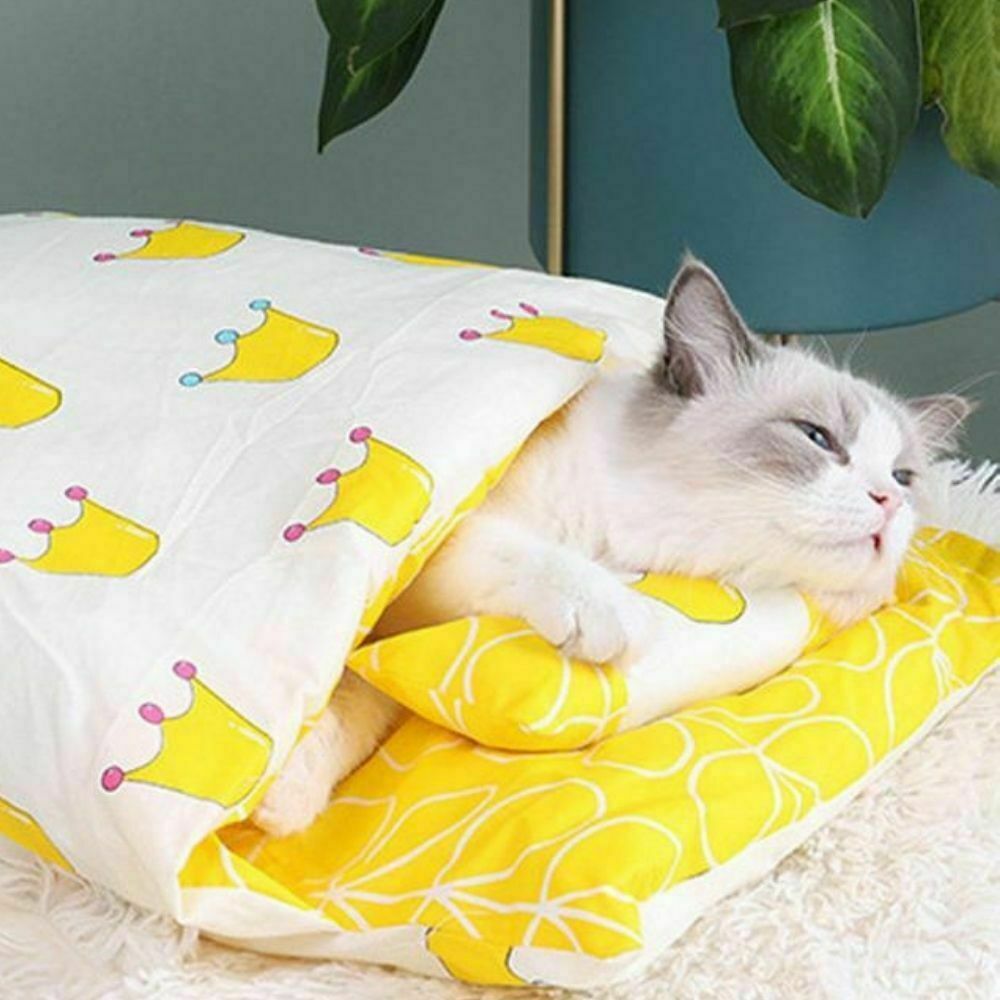 Katzenhöhle in Verschiedenen Designs Katzenschlafsack Katzenbett - Bella und Stella Haustierbedarf