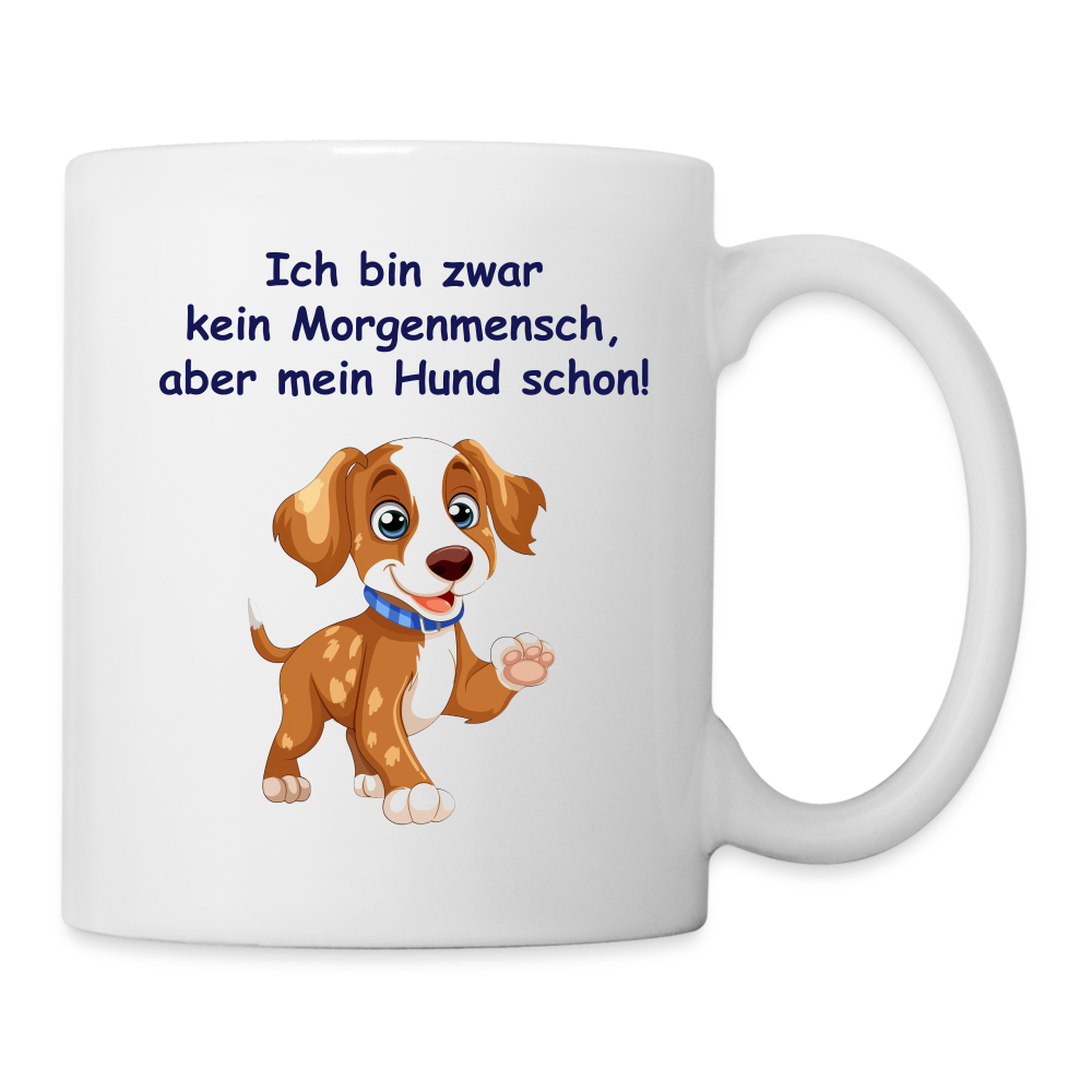 Die süße Guten - Morgen - Hunde - Tasse - Weiß