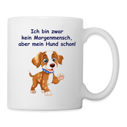 Die süße Guten - Morgen - Hunde - Tasse - Weiß