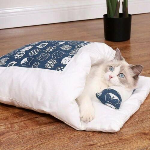 Personalisierbare Kuschelhöhle für Katzen in Verschiedenen Designs Katzenschlafhöhle Katzenbett - Bella und Stella Haustierbedarf